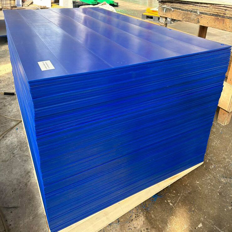Bloco de folha UHMWPE virgem personalizado de alta resistência para mineração e construção